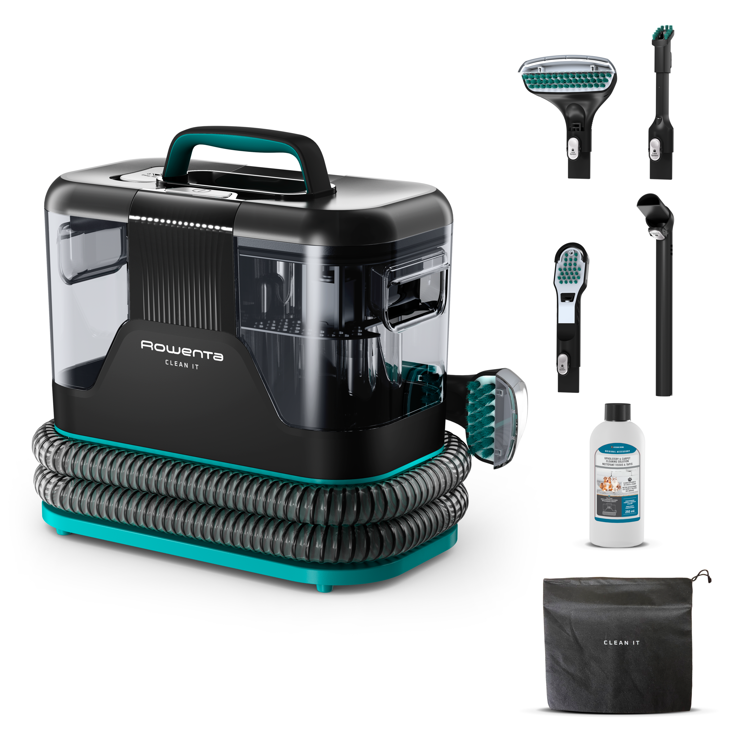 Clean It, Shampouineuse Détacheur, 750W, Polyvalent, Tous textiles