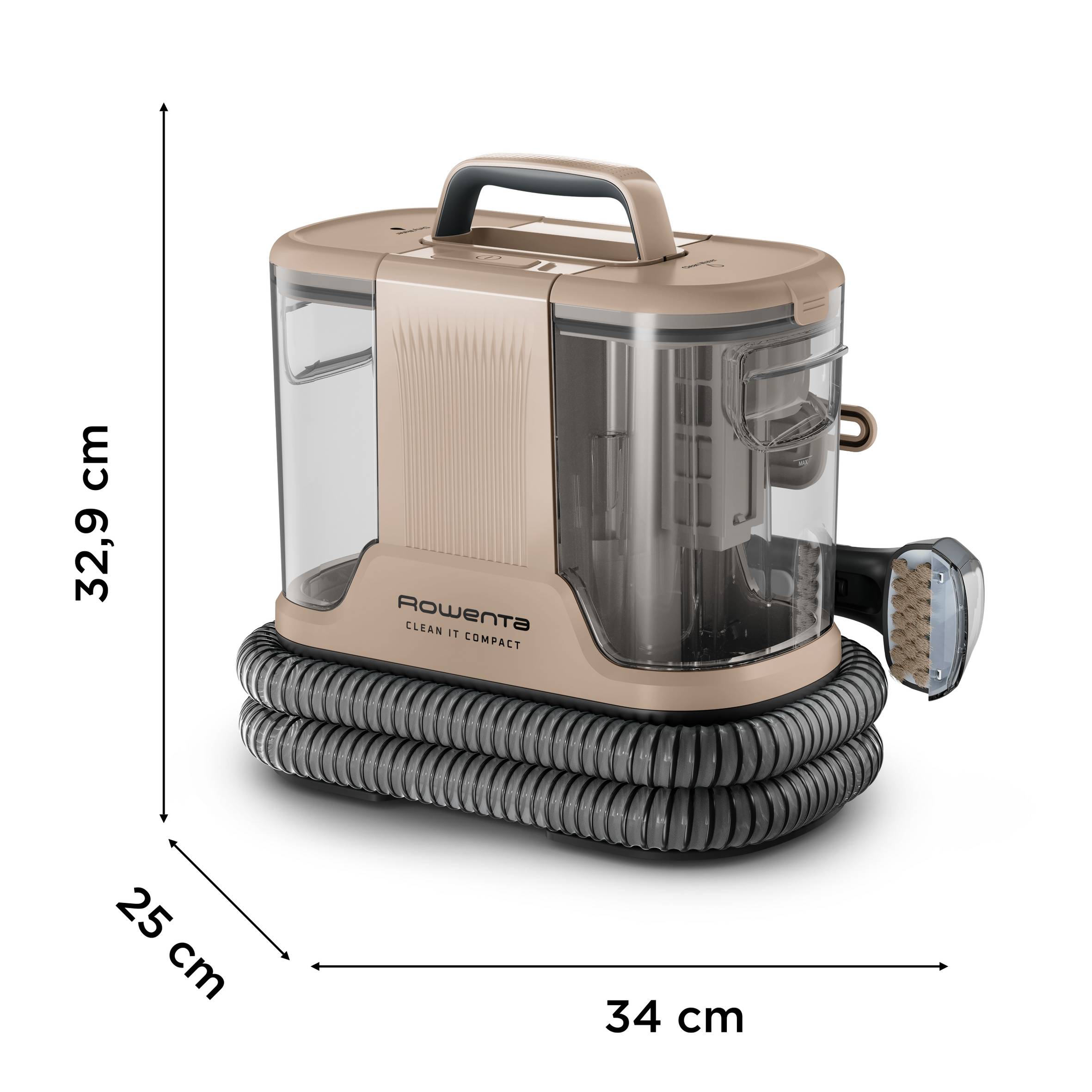 Clean It Compact, Détacheur, Nettoyeur de tapis, Résultats rapides, Design compact