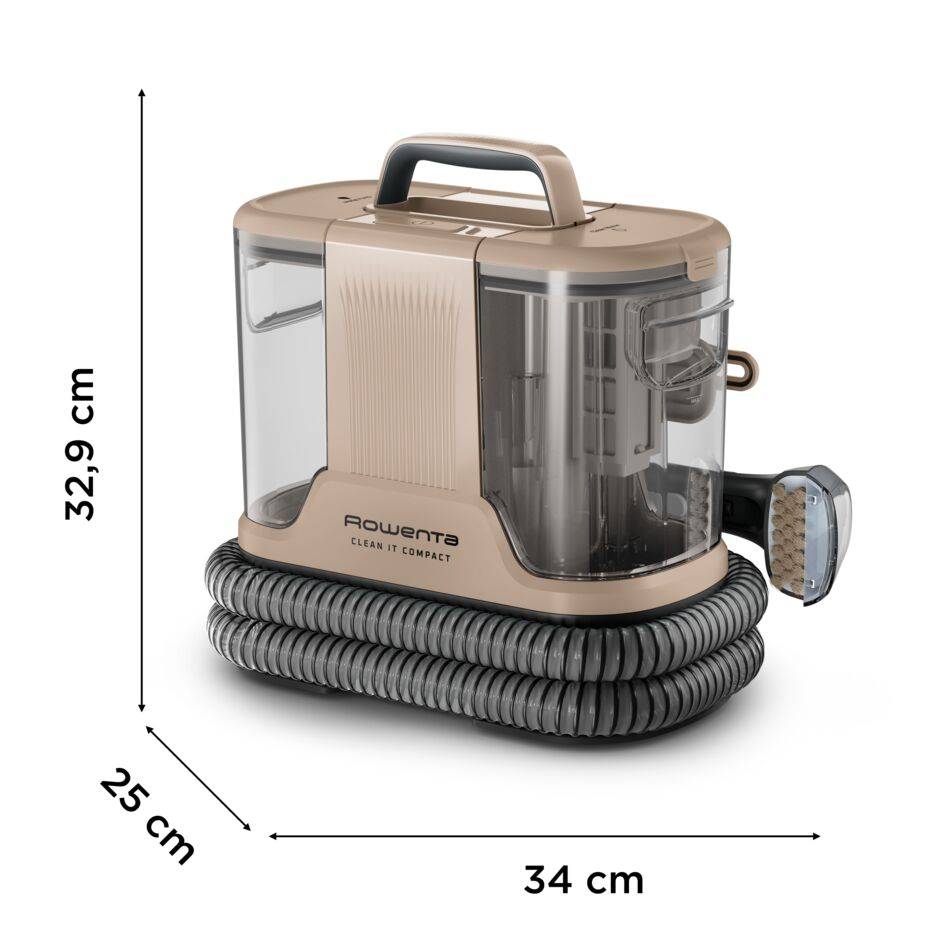 Clean It Compact, Détacheur, Nettoyeur de tapis, Résultats rapides, Design compact