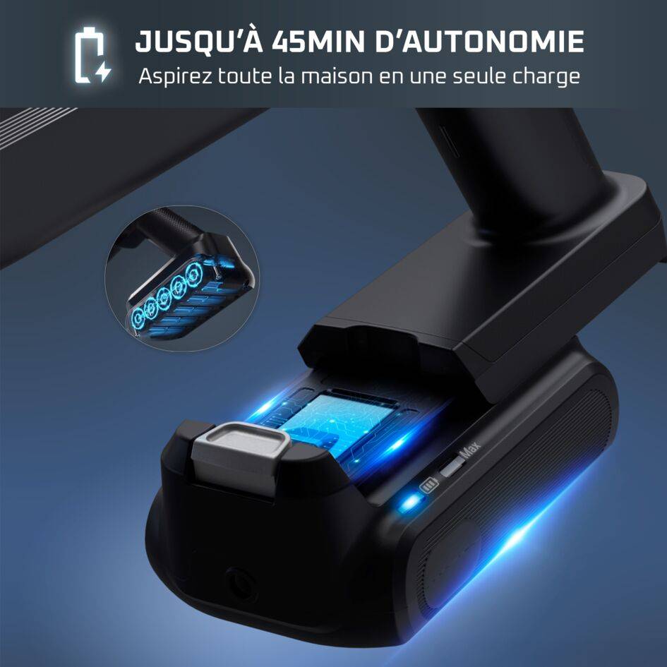 X-Pert 7.60, Aspirateur balai sans fil, 140W, 45min, Léger