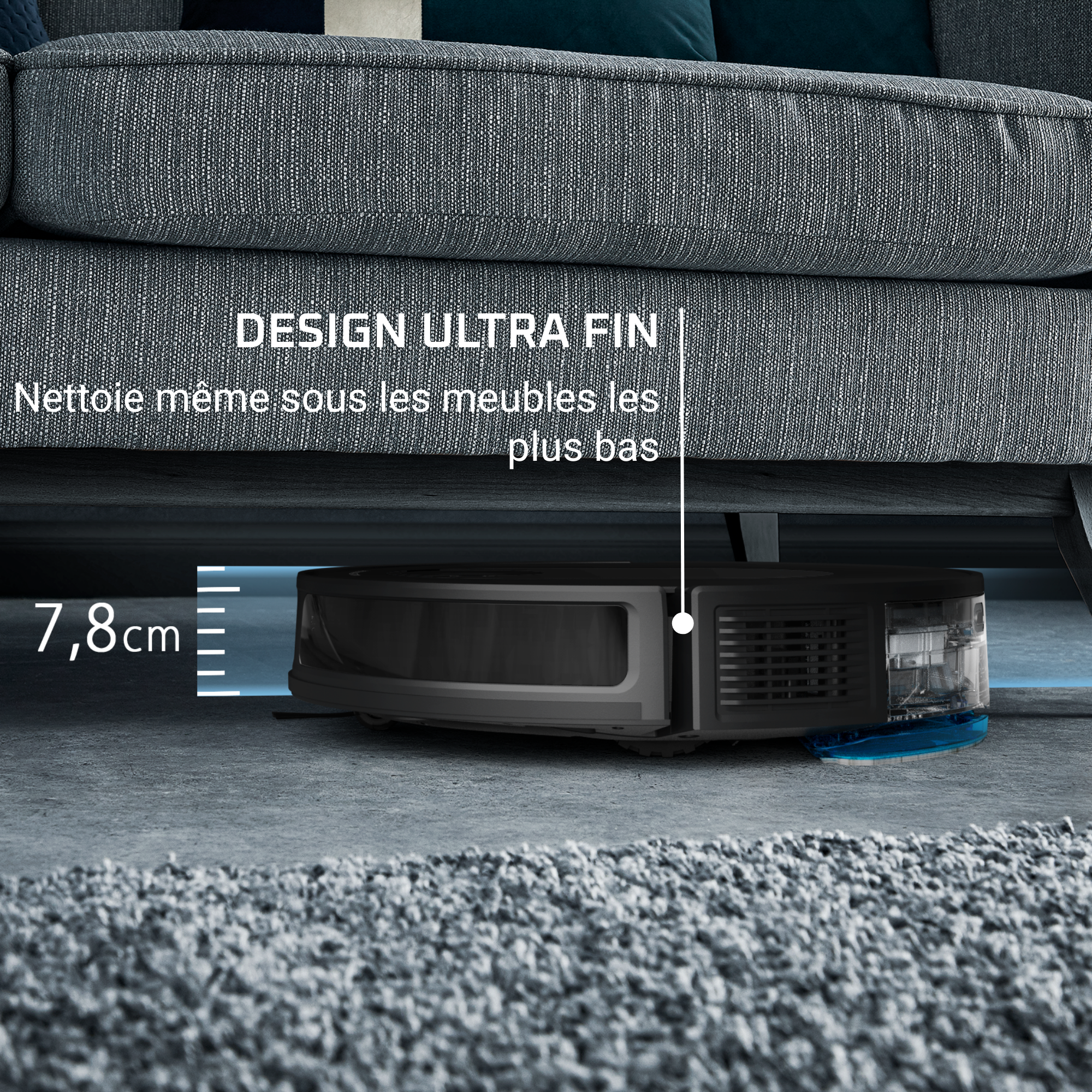 X-PLORER Serie 65, Aspirateur robot laveur, Nettoyage méthodique