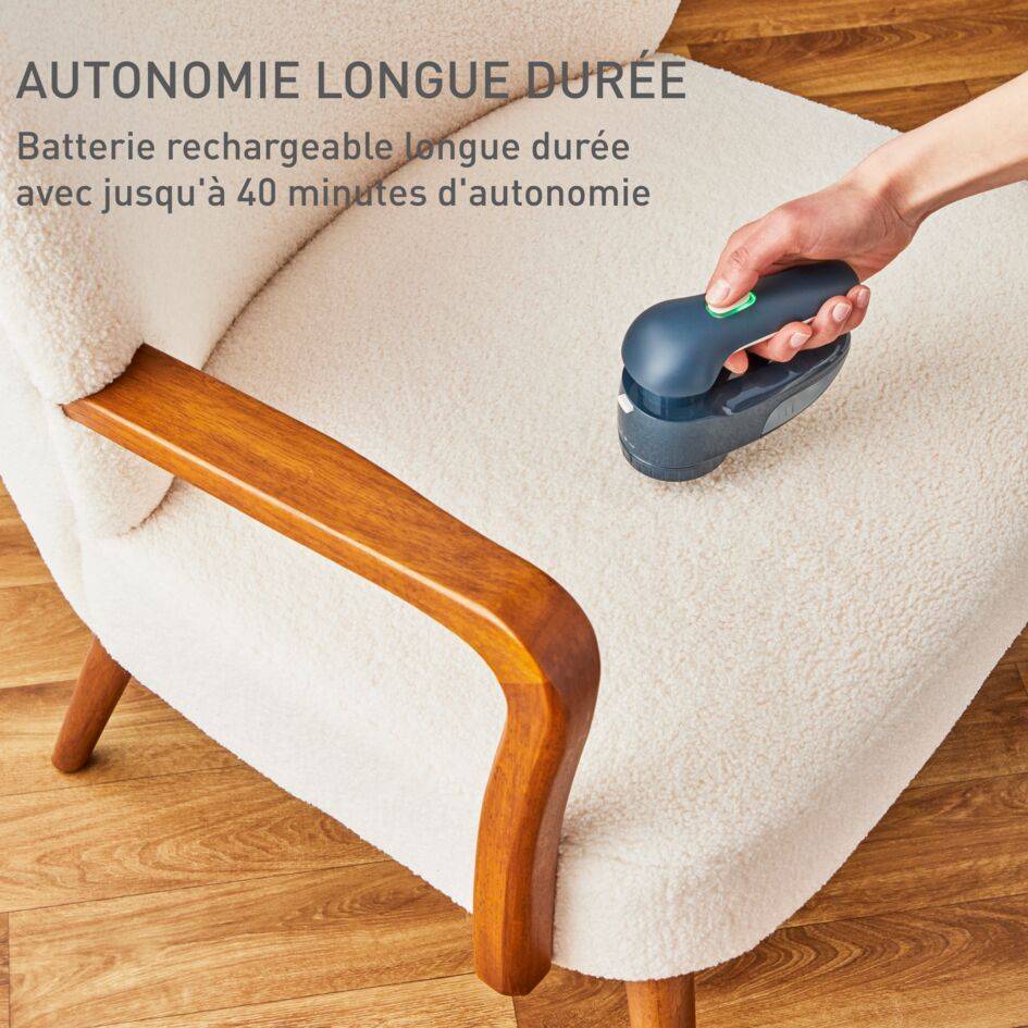 Rasoir anti-peluches rechargeable, Grille en acier inoxydable 