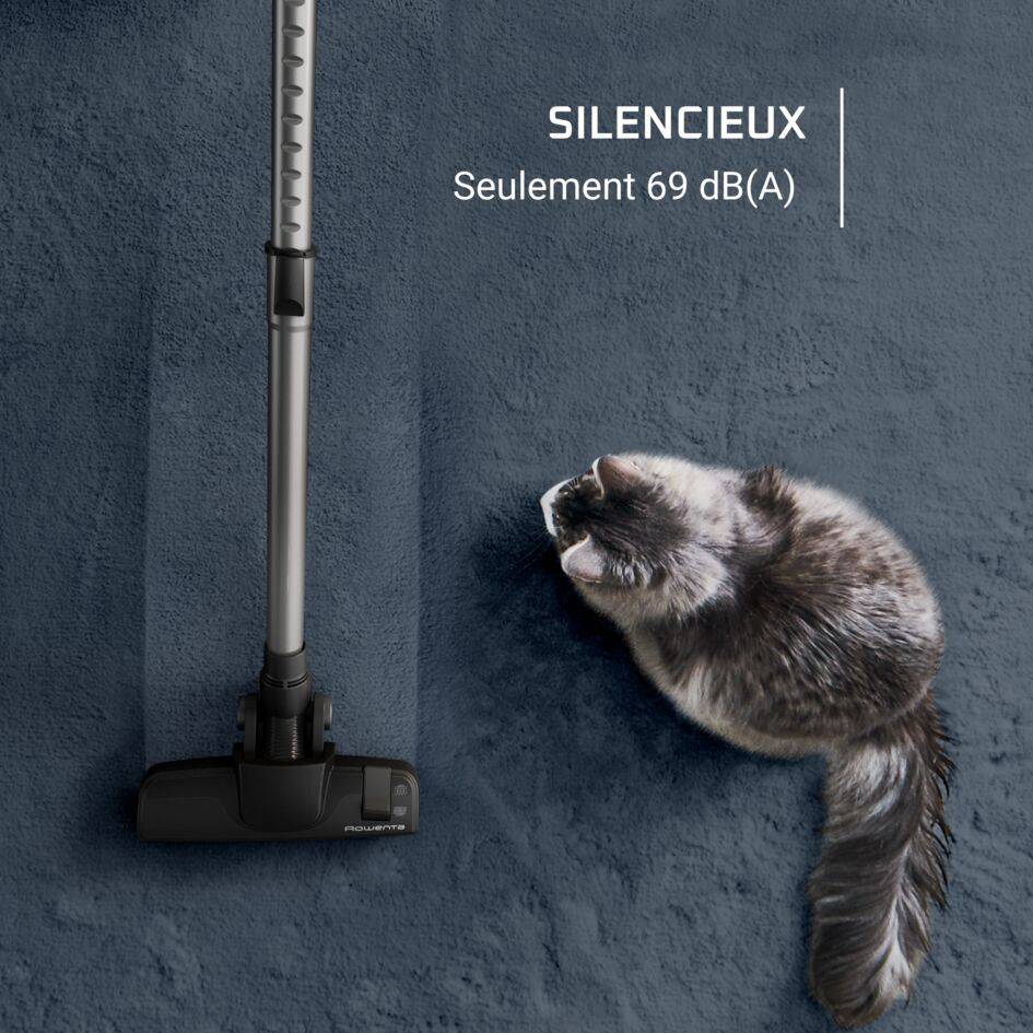 Silence Force Cyclonic, Aspirateur sans sac, Performant, Silencieux, 2,5L