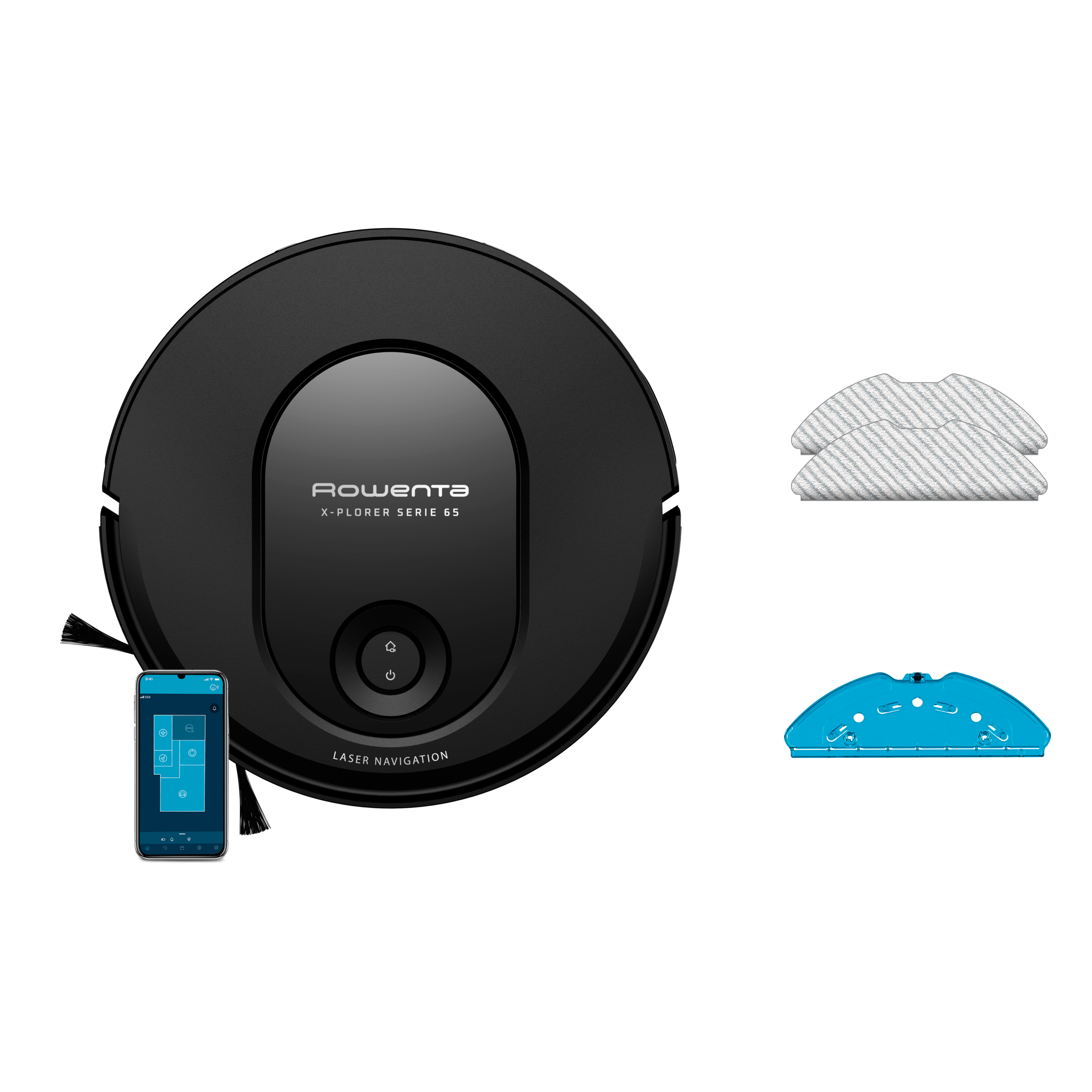 X-PLORER Serie 65, Aspirateur robot laveur, Nettoyage méthodique