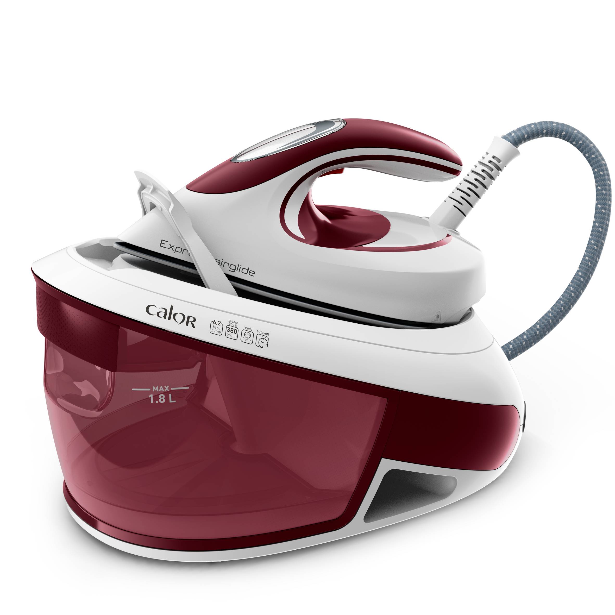 EXPRESS AIRGLIDE 6,2 Bars Blanche et Bordeaux