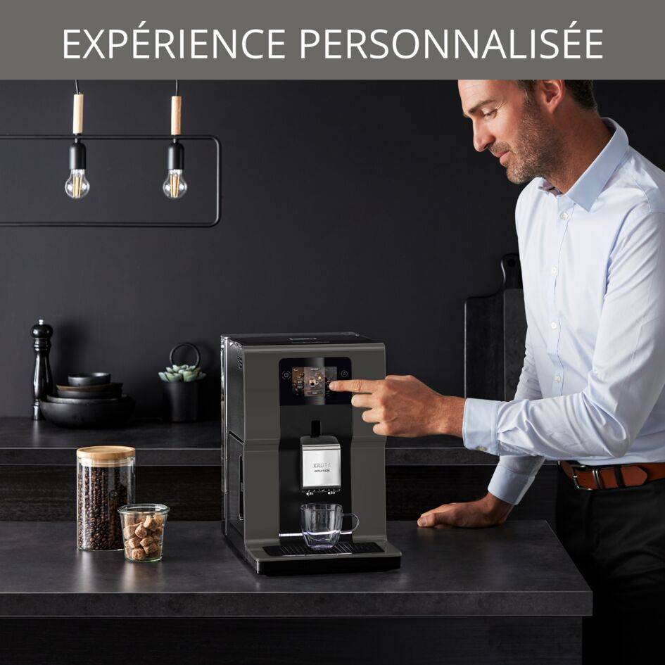 Intuition Préférence, Machine à café à grain, 11 boissons, Ecran tactile couleur 