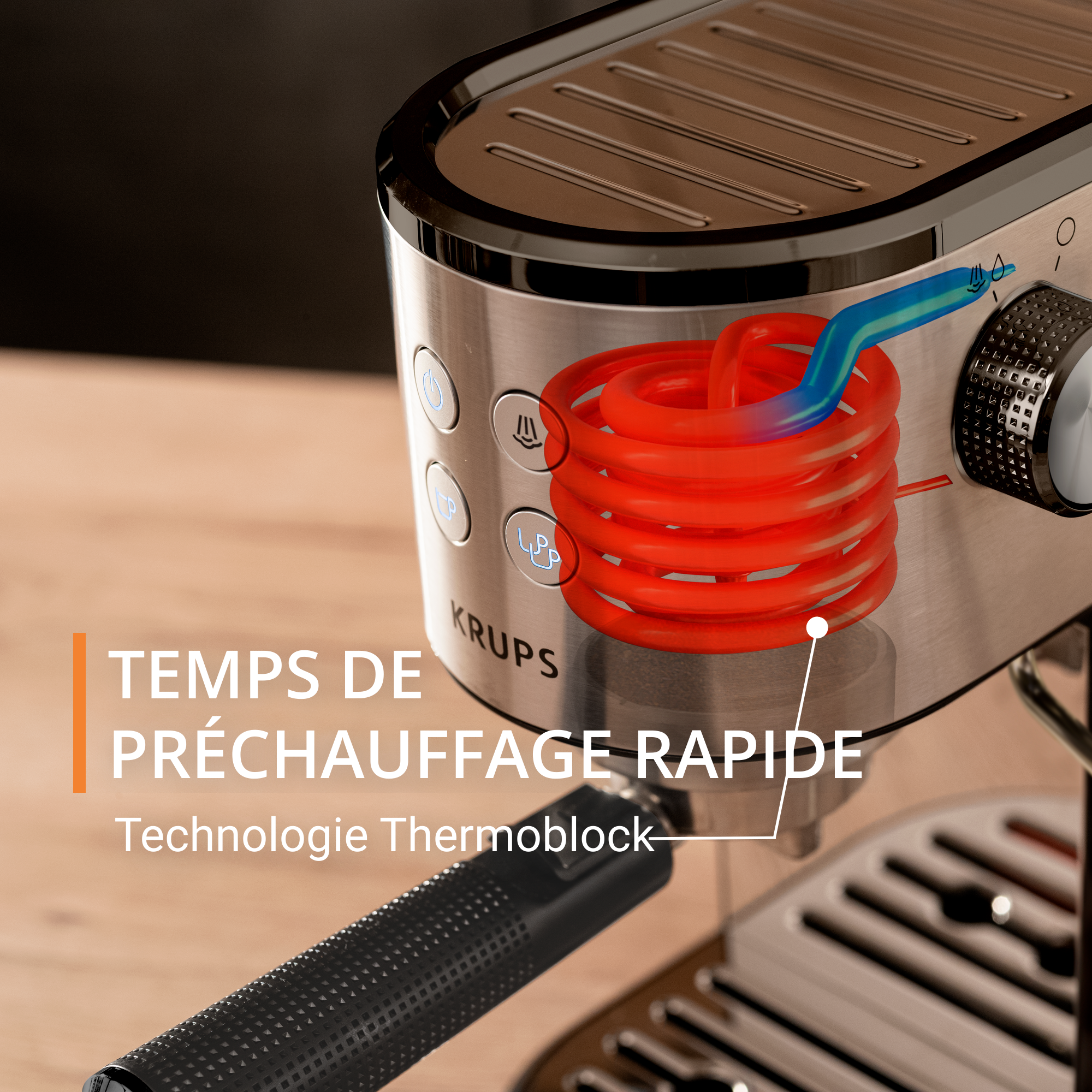 Cafetière expresso manuelle&nbsp;Virtuoso Essential