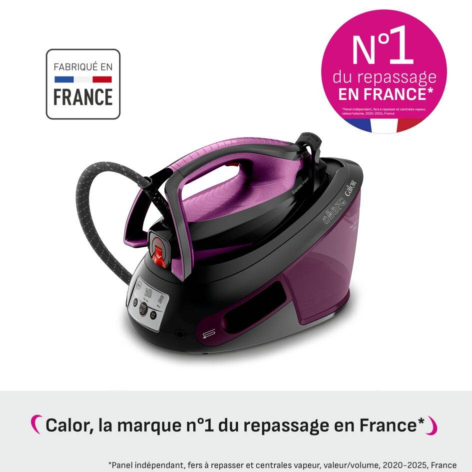 Express Vision, Centrale Vapeur Classique, 130 g/min, Pressing 480 g/min, Calor