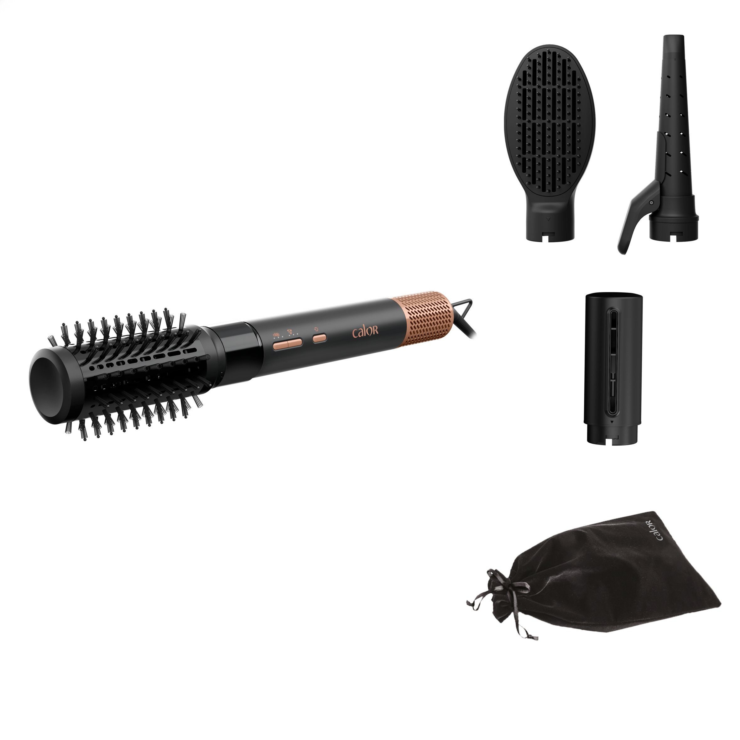 Air Shape, Brosse soufflante multistyler 4-en-1, Puissant et léger, Calor