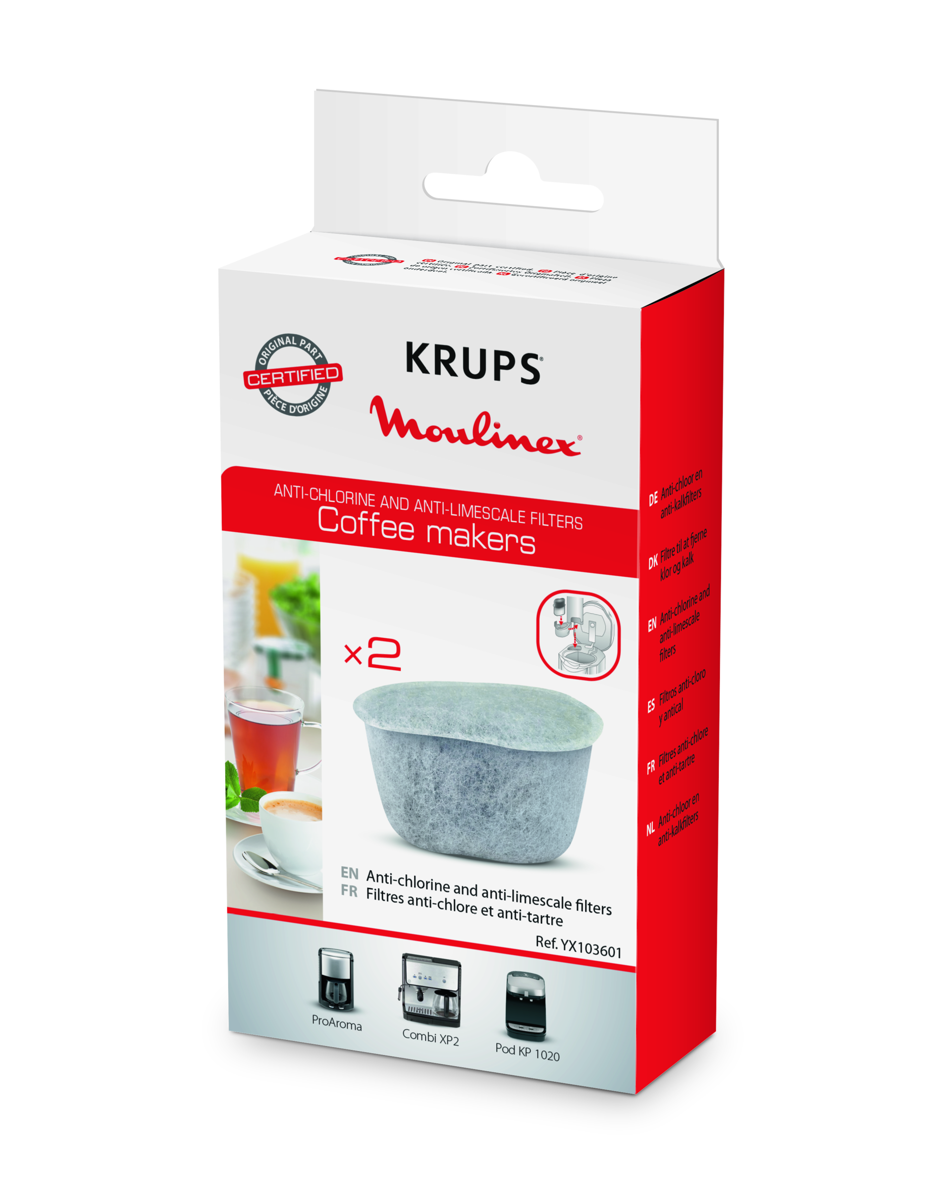 Lot de 2 filtres YX103601