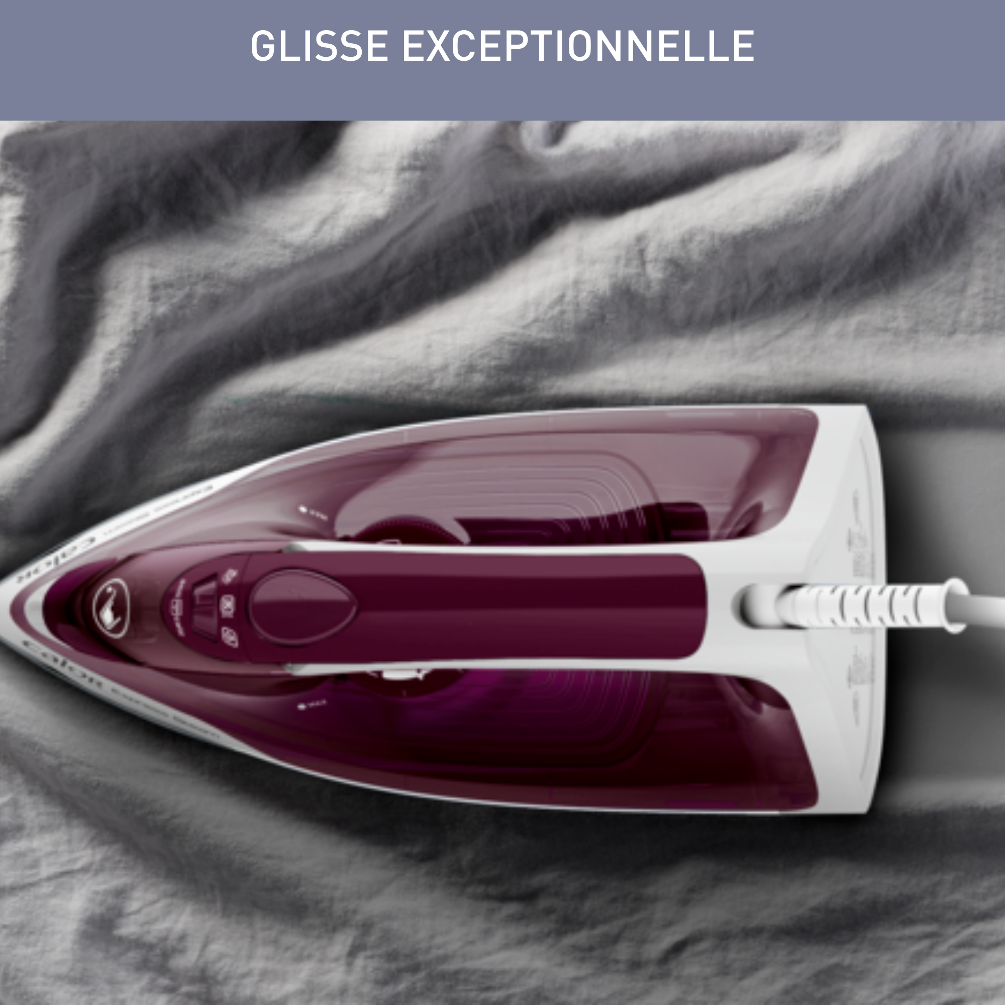 Express Steam, Fer à Repasser Vapeur, 35&nbsp;g/min, Pressing 160&nbsp;g/min, Calor