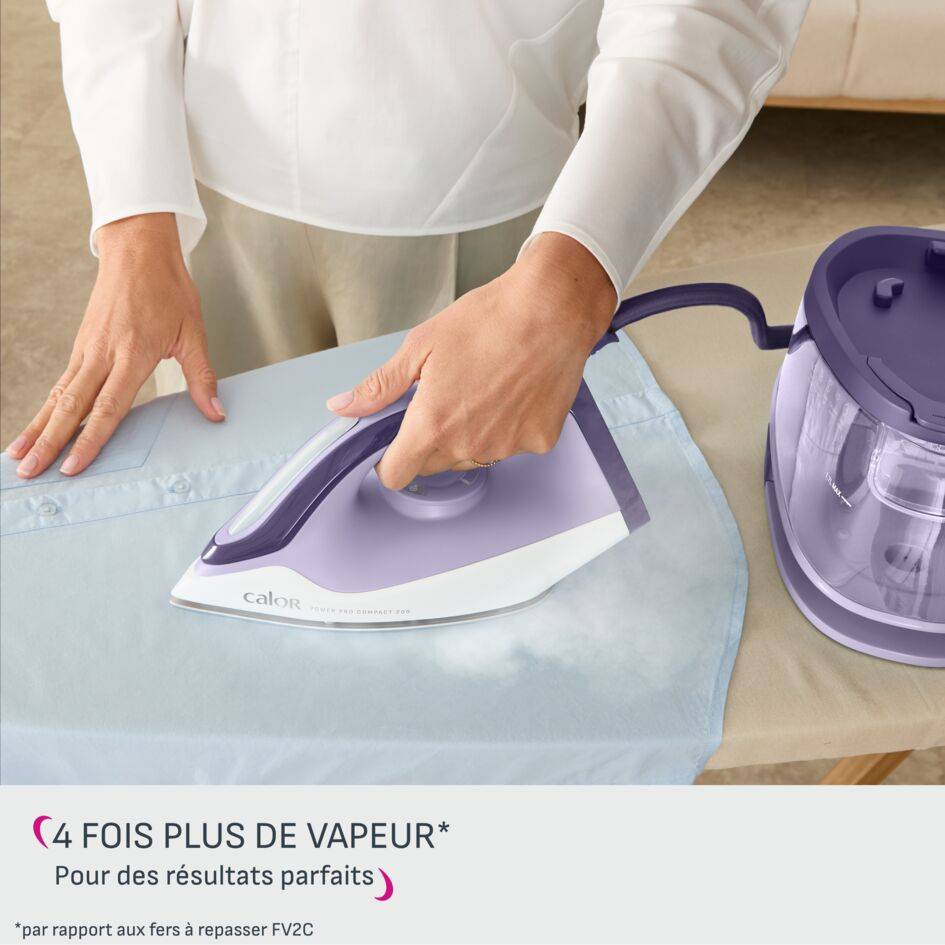 Calor Power Pro Compact&nbsp;200, Centrale vapeur, Repassage rapide et design compact