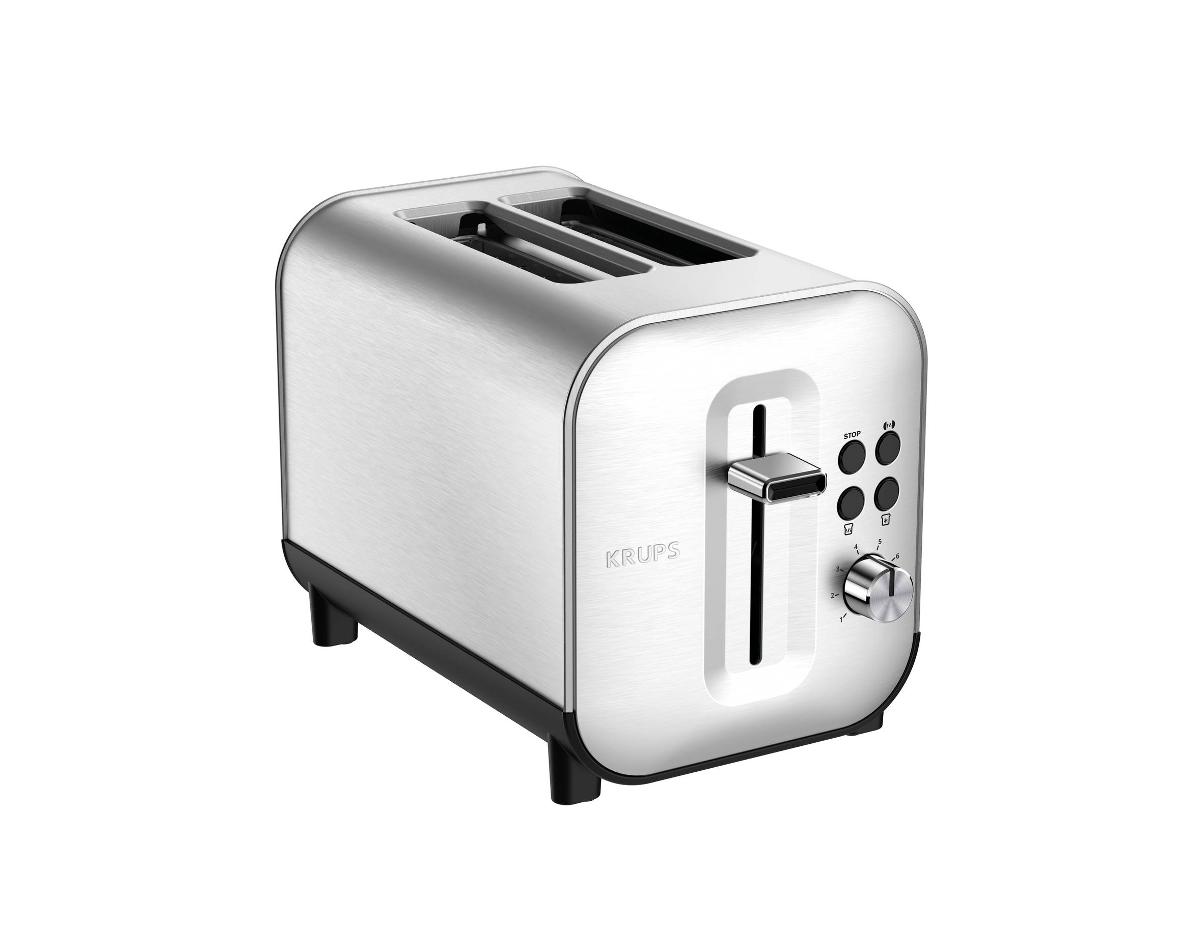 Excellence inox 2 fentes larges, Inox brossé premium