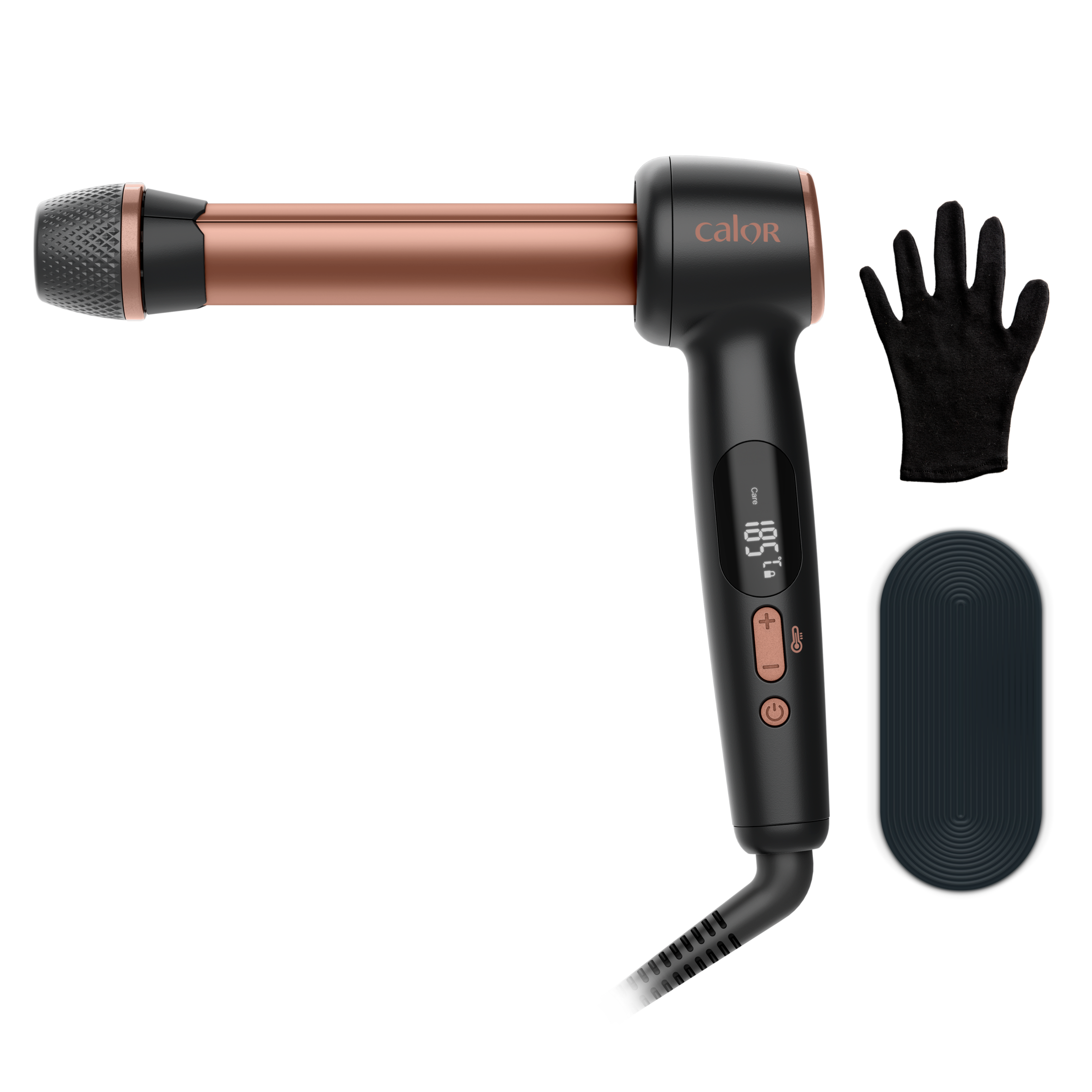 Twist Curl, Boucleur cheveux, Fer à boucler forme coudée, 3 tailles de boucles