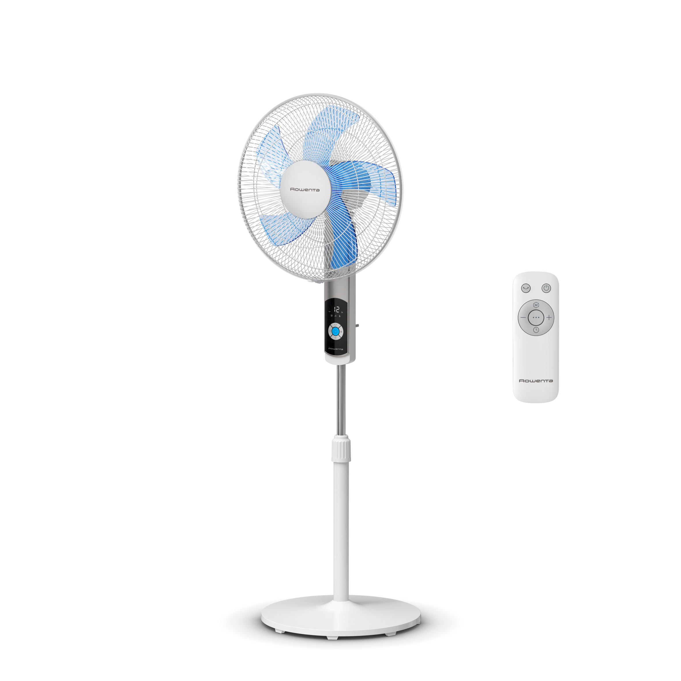 Turbo Silence Ventilateur sur pied, Silencieux, Puissant, Ecoénergétique