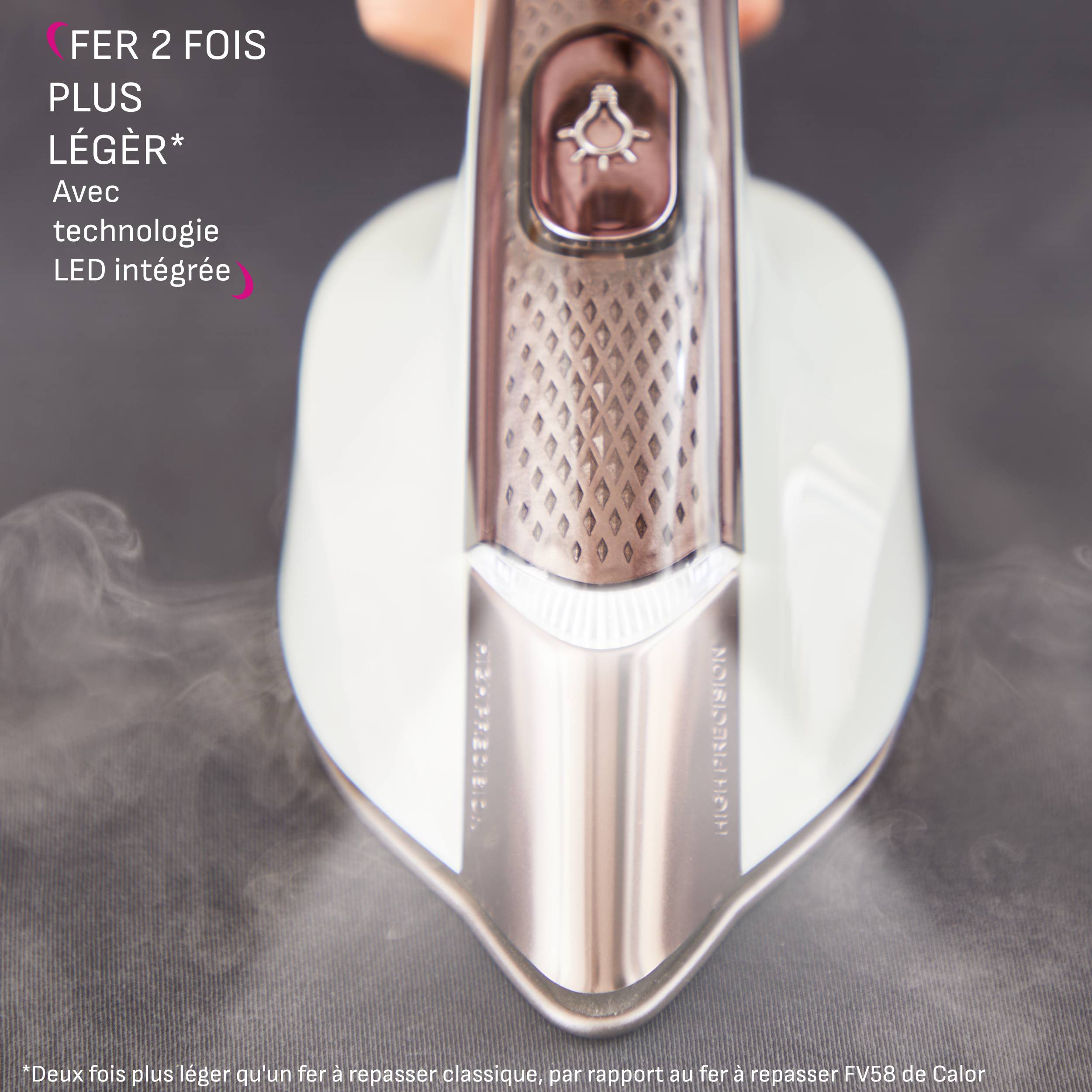 Ixeo Vision, Défroissage et repassage tout-en-un, Planche multi-positions