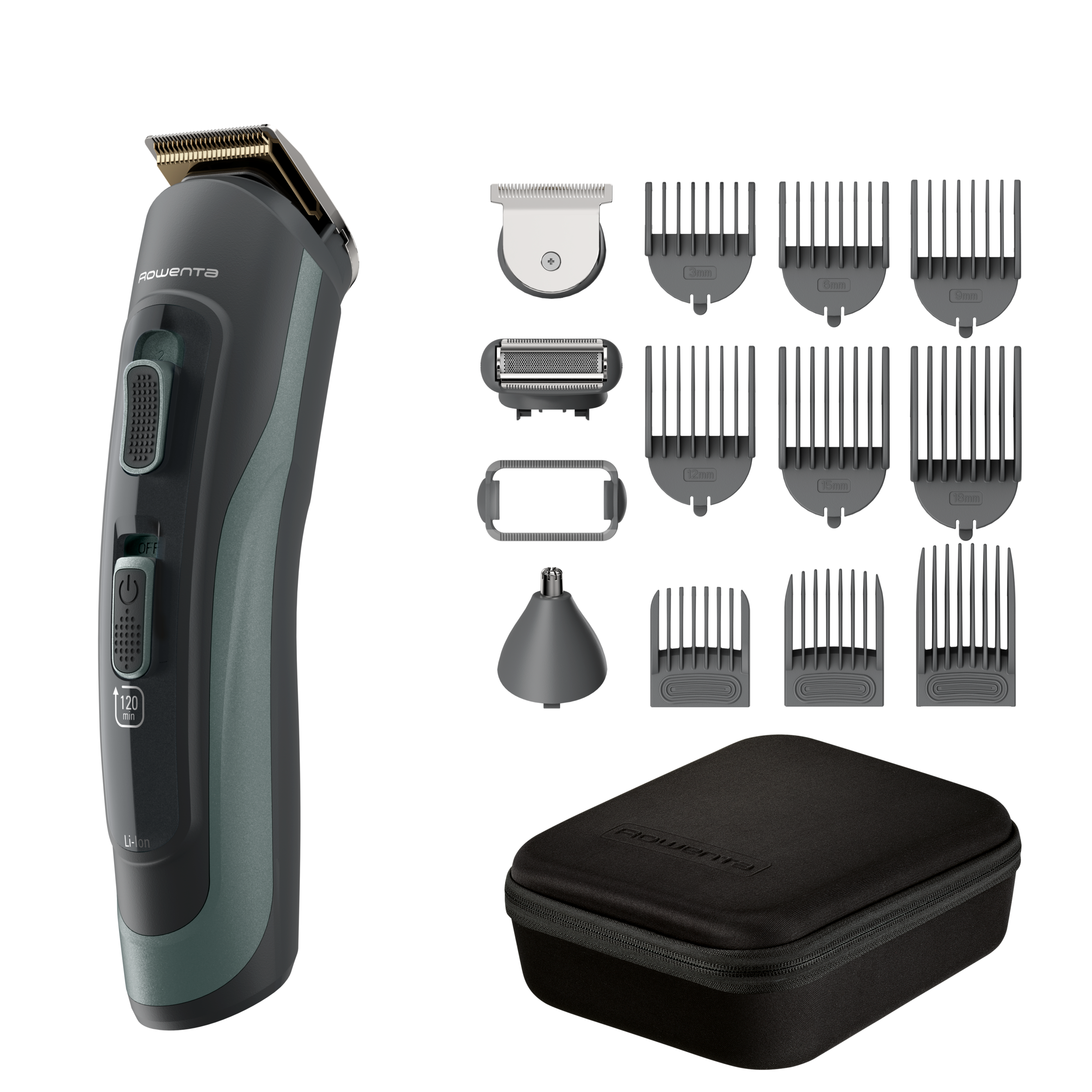 Selectium 15 en 1, Tondeuse multi-usage homme, Lames auto-affûtantes, Haute précision