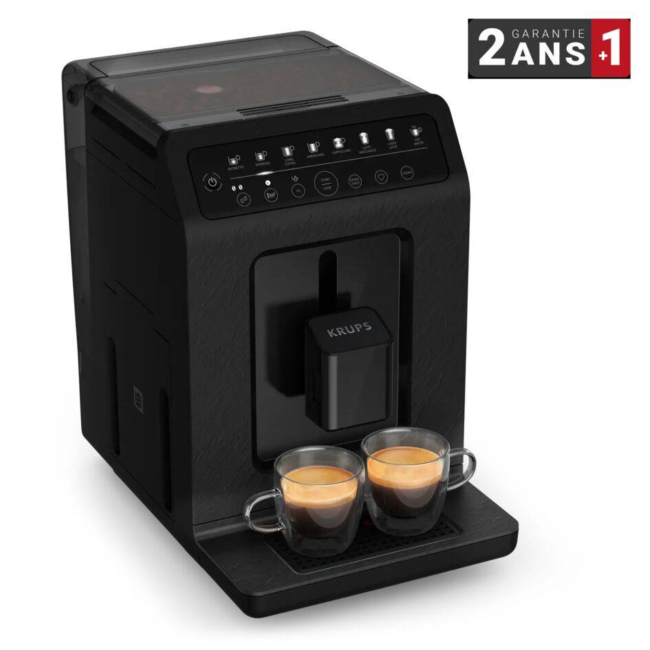 Evidence Eco Design, Machine à café à grain, 8 boissons, Ecran tactile + 1 an de garantie supplémentaire 