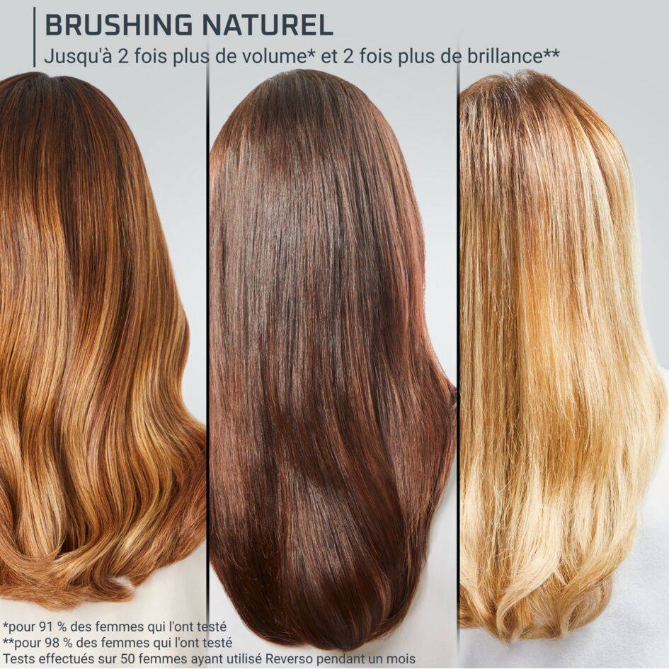 Reverso, Sèche-cheveux et Brosse soufflante, 2-en-1, Pré-séchage et coiffage, Calor