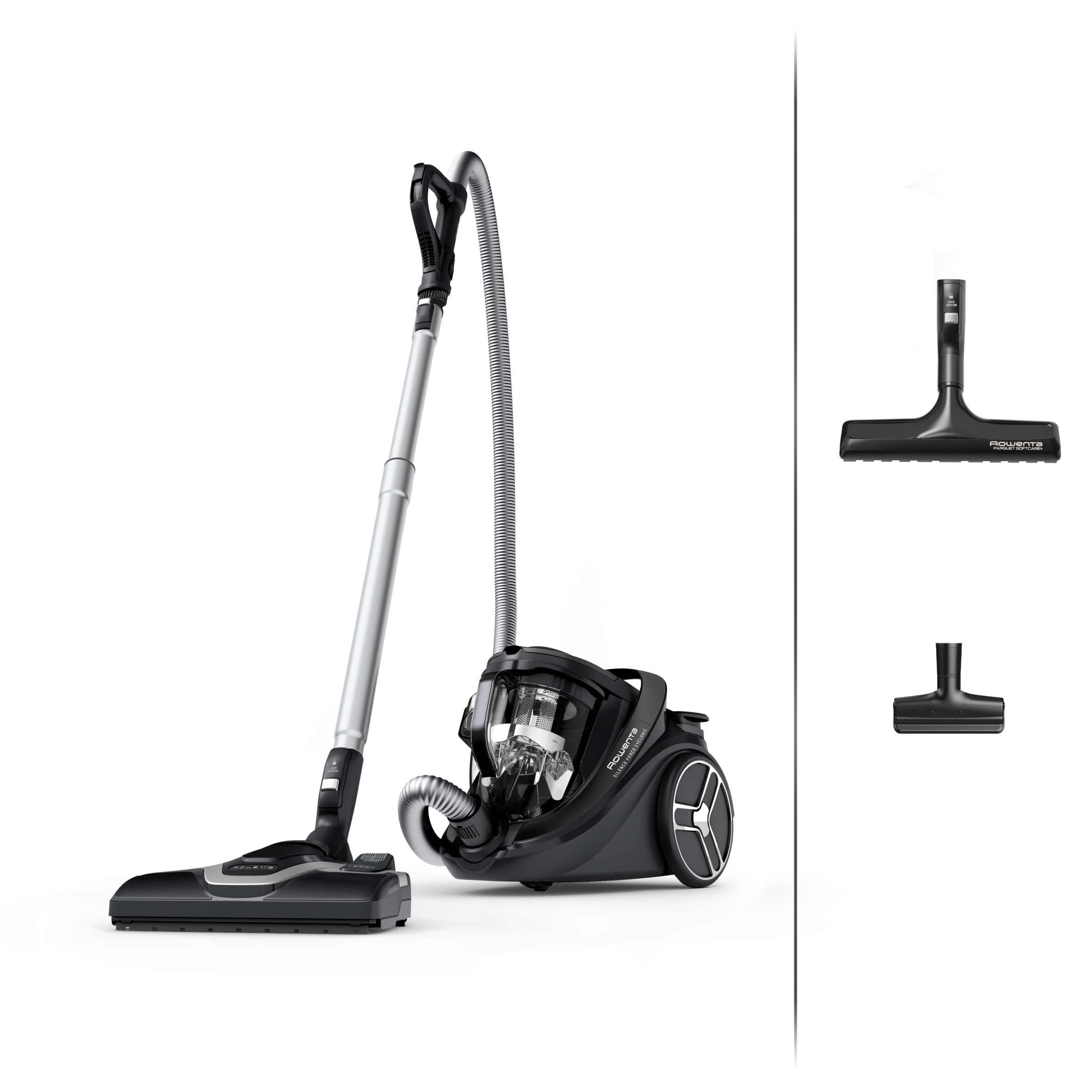 Silence Force Cyclonic Effitech®, Aspirateur sans sac, 59 db(A), Puissant, 2,5L