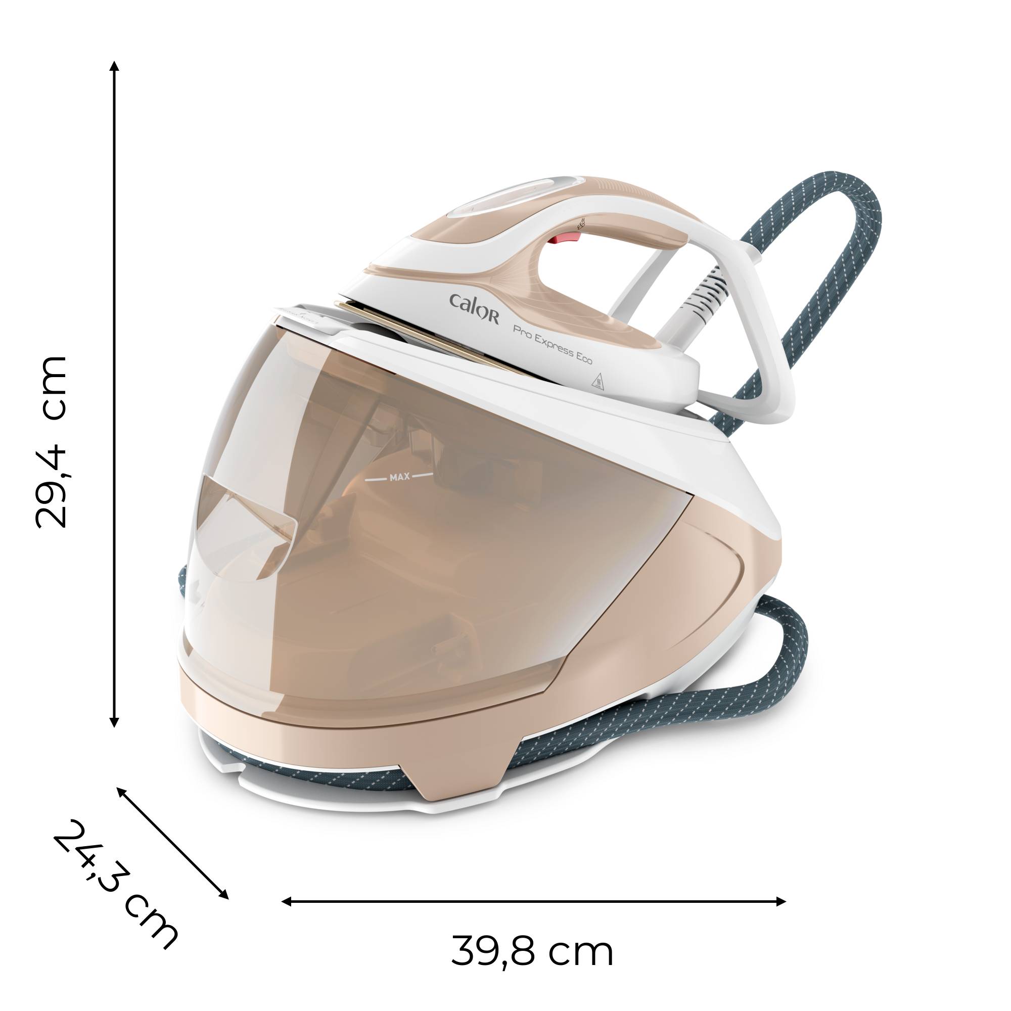 Pro Express ECO, Centrale Vapeur Haute Pression, 7,6 Bars, 140 g/min