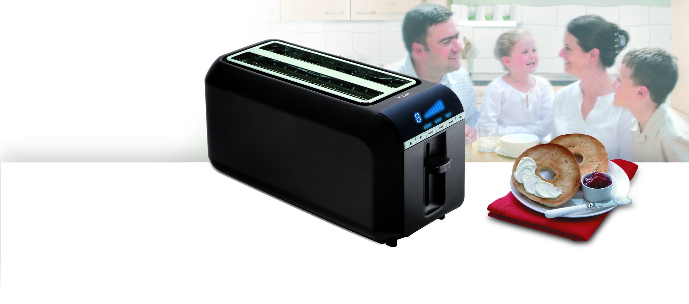 GRILLE PAIN 2 LONGUES FENTES NOIR