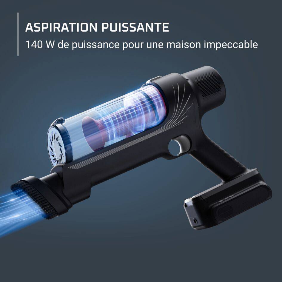 X-Pert 7.60, Aspirateur balai sans fil, 140W, Jusqu'à 45 min, Idéal poils d'animaux