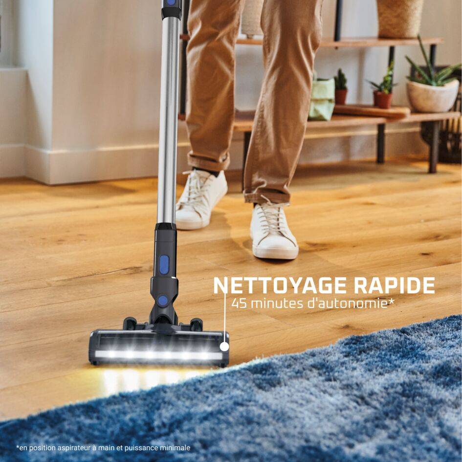 X-Pert 3.60, Aspirateur balai sans fil, Multifonction, Autonomie 45 minutes, Ultra léger