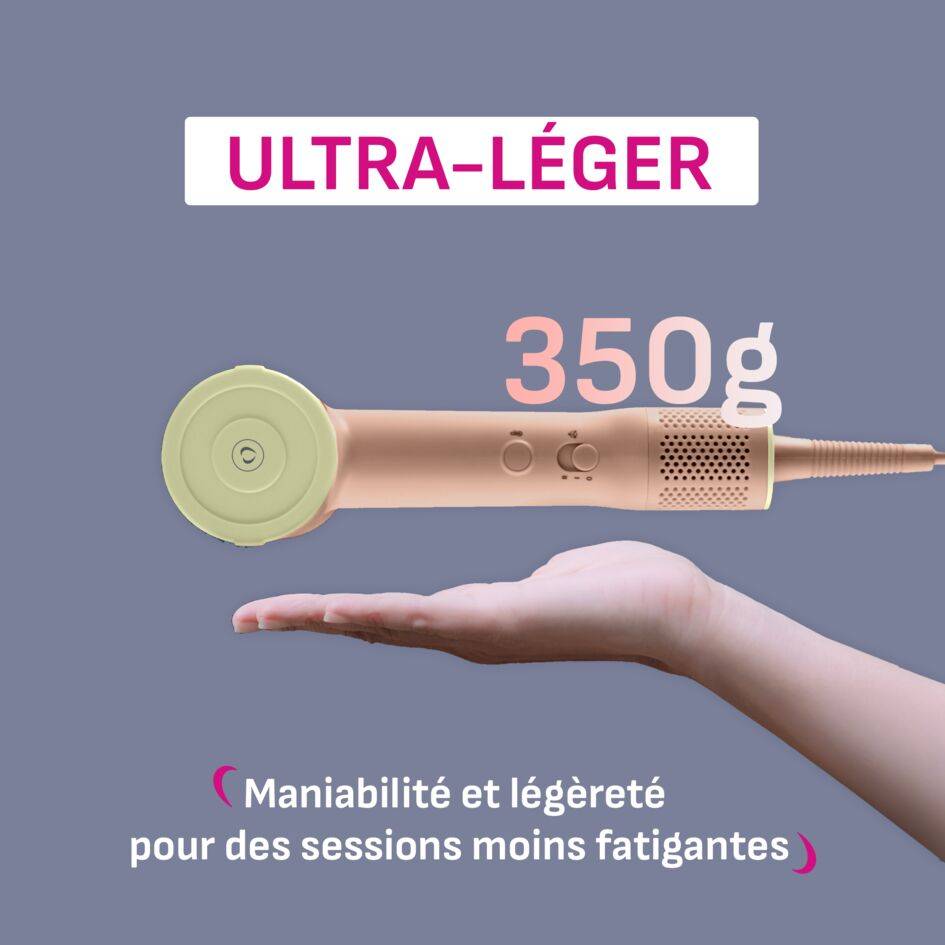 Blumia, Sèche-cheveux, Moteur digital, Séchage rapide, Léger, Compact, Calor
