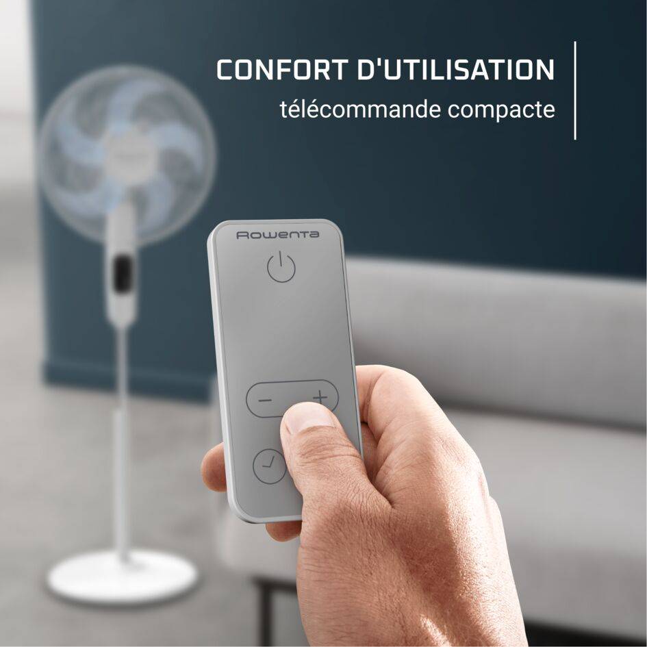 Turbo Silence, Ventilateur sur pied, Puissant, Silencieux, Ecoénergétique