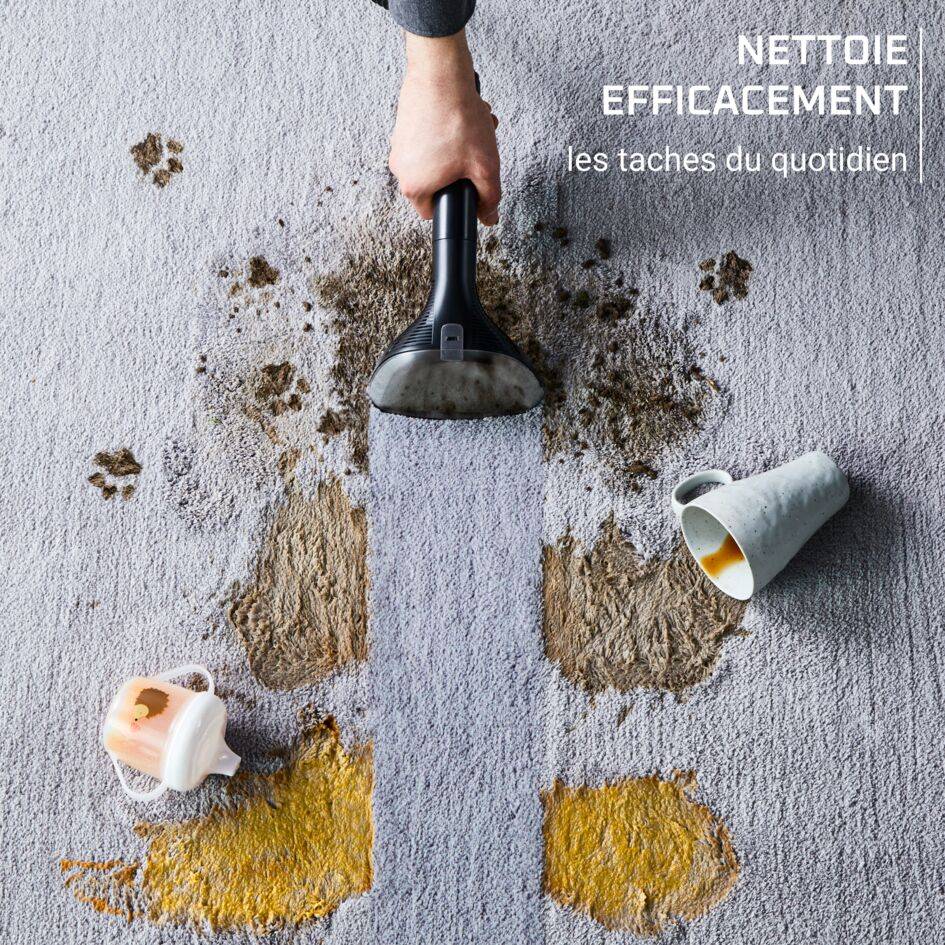 Clean It Compact, Détacheur, Nettoyeur de tapis, Résultats rapides, Design compact