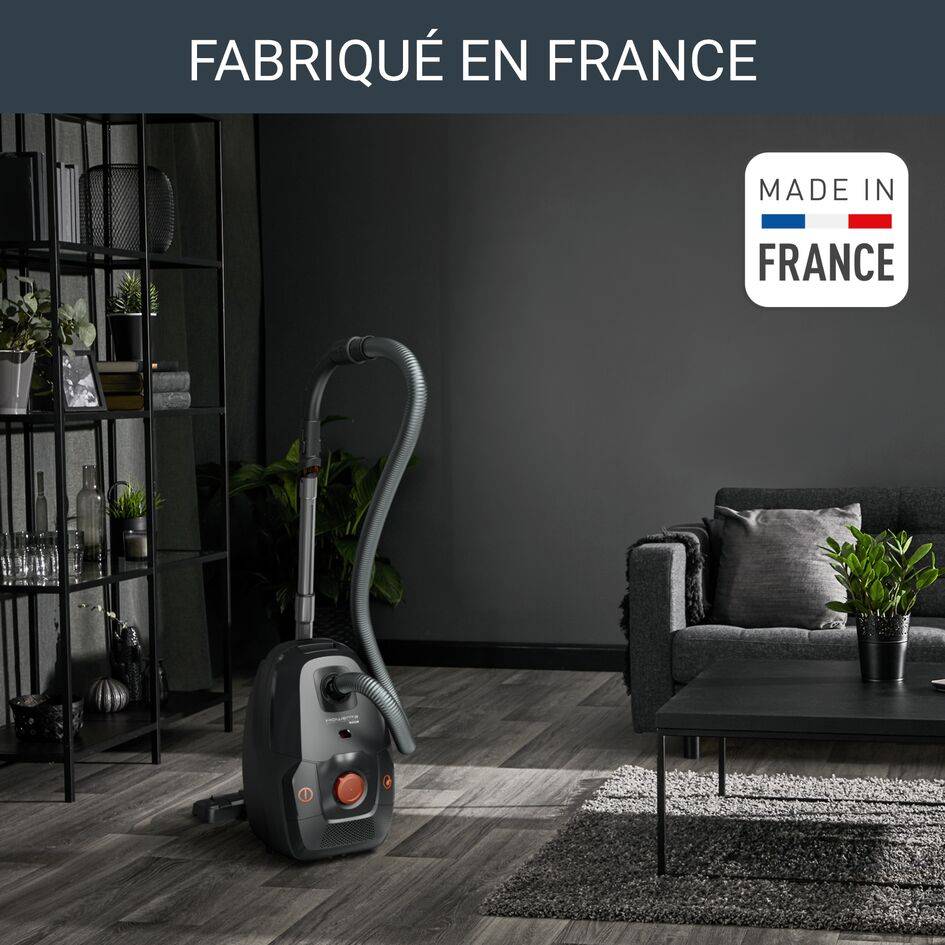 G-Force Silence, Aspirateur Avec Sac, 900 W, Silencieux, Filtration niveau HEPA