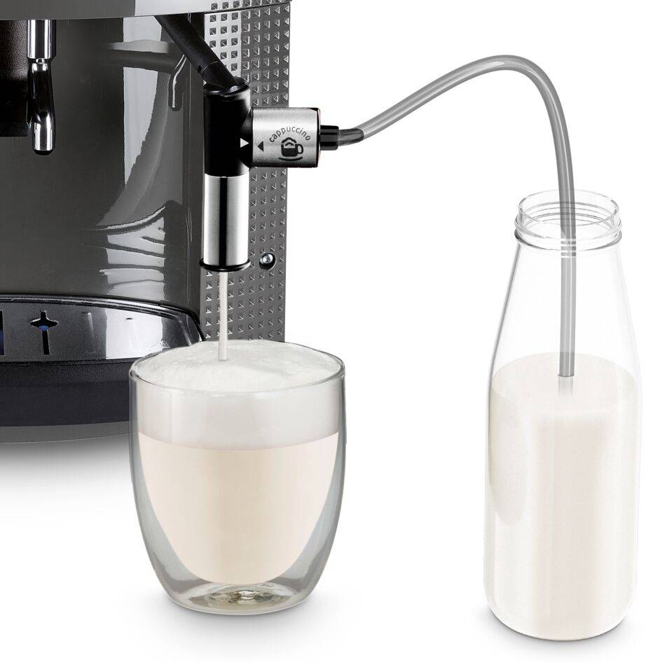 KRUPS Essential grise + accessoire lait