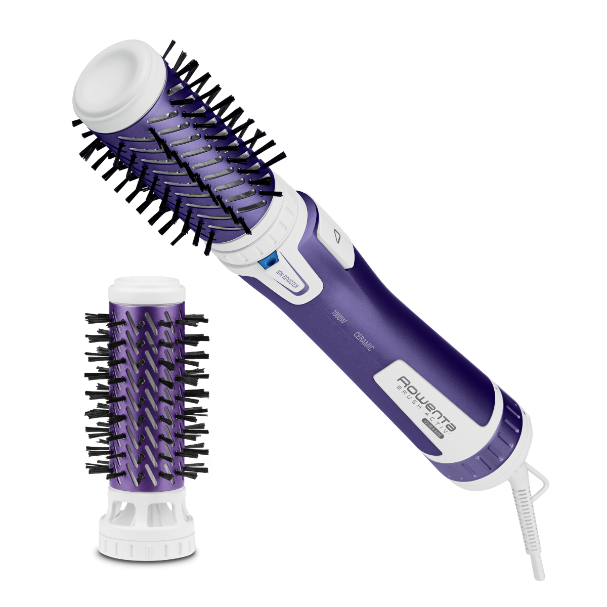 Brush Activ Volume & Shine, Brosse soufflante rotative, 1000 W, 2 brosses