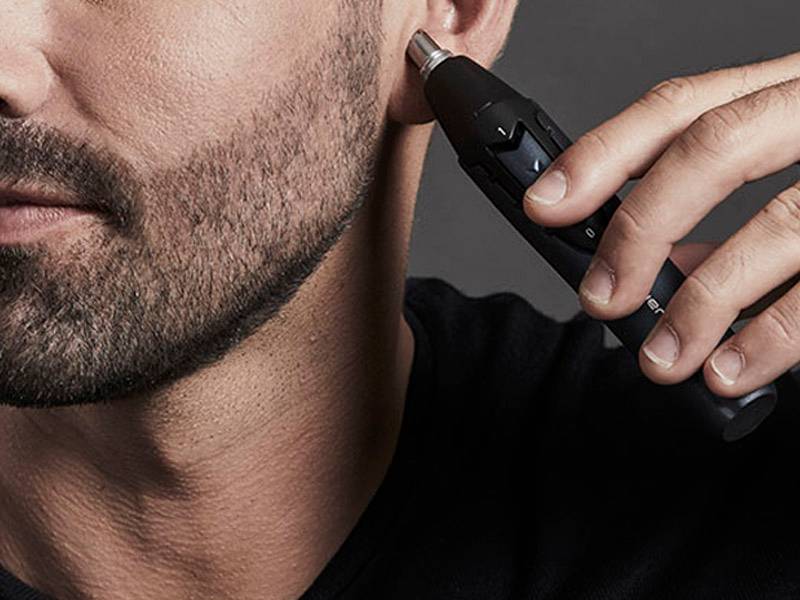 Tondeuse Pour Poils Du Nez Et Des Oreilles, Portable Et Rechargeable