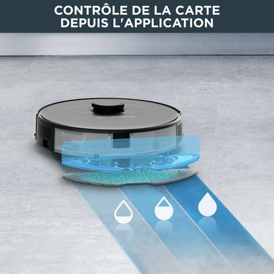 X-Plorer Série 75S+, Aspirateur robot, Navigation intelligente, 120min, station