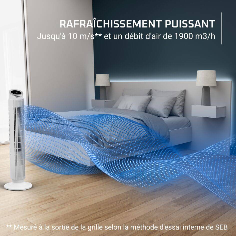 Eole Silence Force, Ventilateur Tour, Fraîcheur Intense, Silencieux