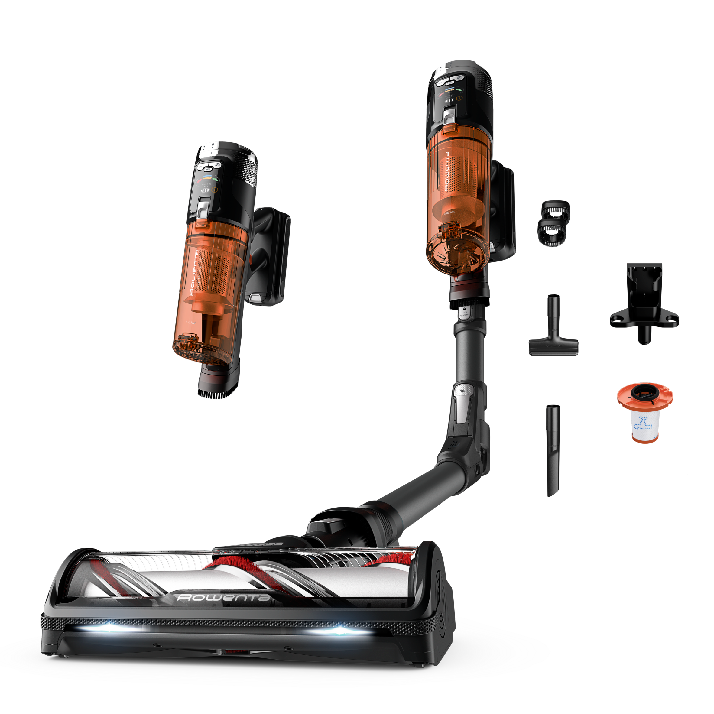 X-Force Flex 13.60, Aspirateur balai sans fil, 150 AW, 60 min, Modèle Allergie