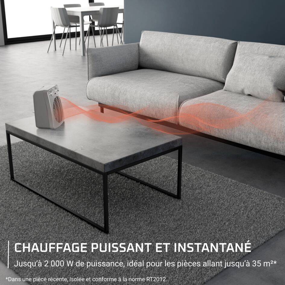 Compact Power, Chauffage d'appoint, Puissant, Compact