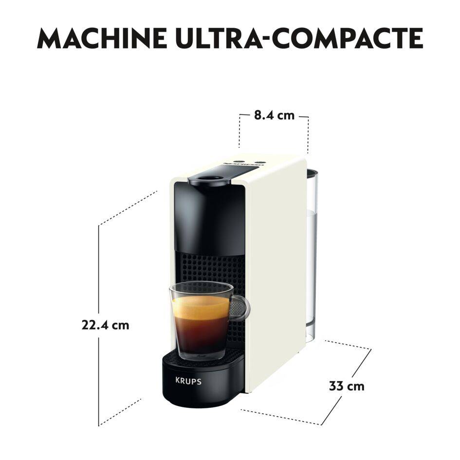 Nespresso Krups Essenza Mini blanche