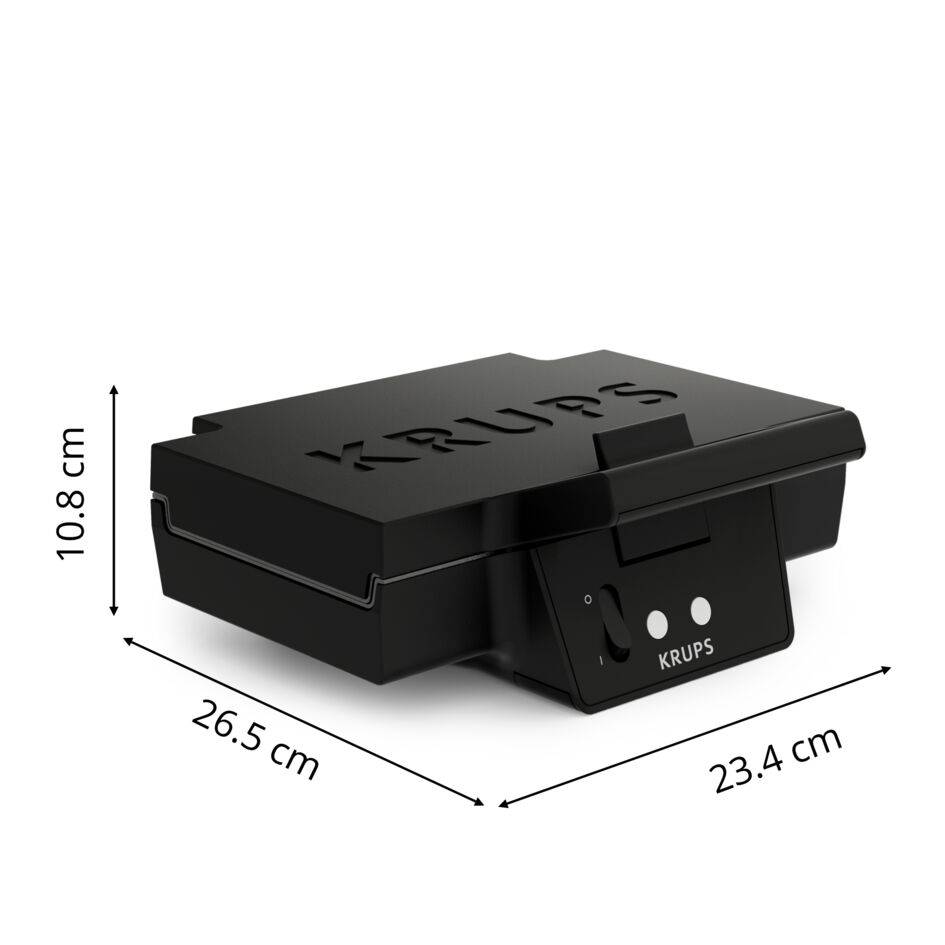 FDK Iconic, Appareil à croque-monsieur, Plaques antiadhésives en céramique, Croque-monsieur gourmands  