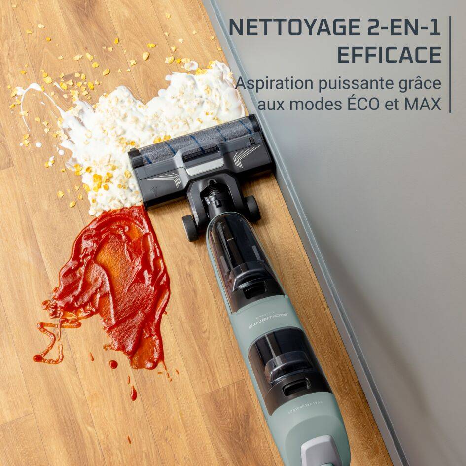 X-Clean&nbsp;2, Aspirateur laveur sans fil, Nettoyage 2-en-1