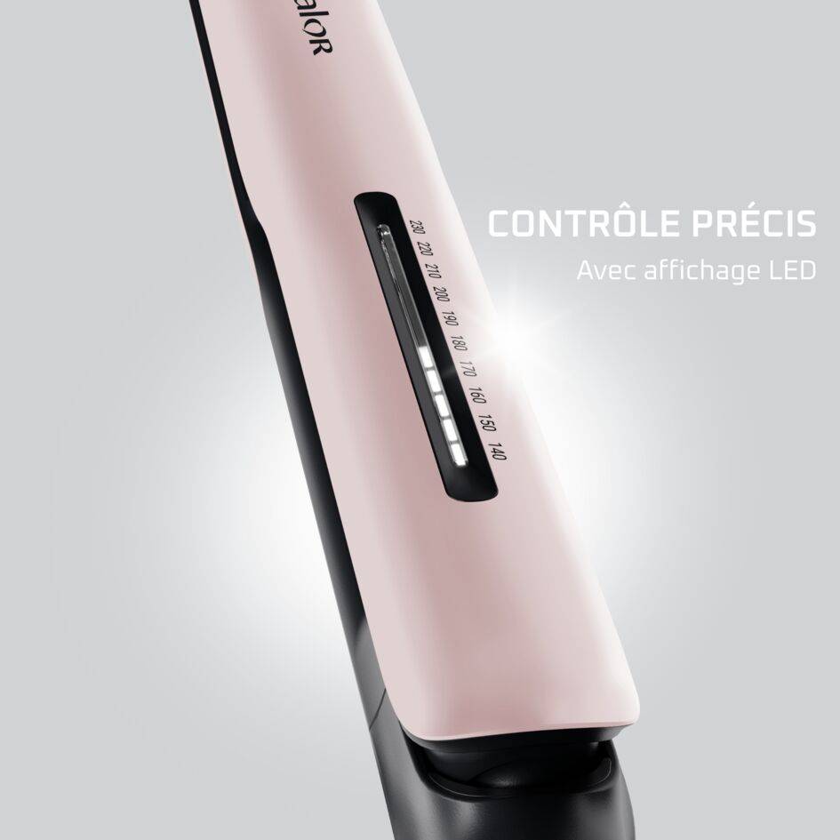 Optiliss&nbsp;+, Lisseur, Lissage et bouclage, Écran LED