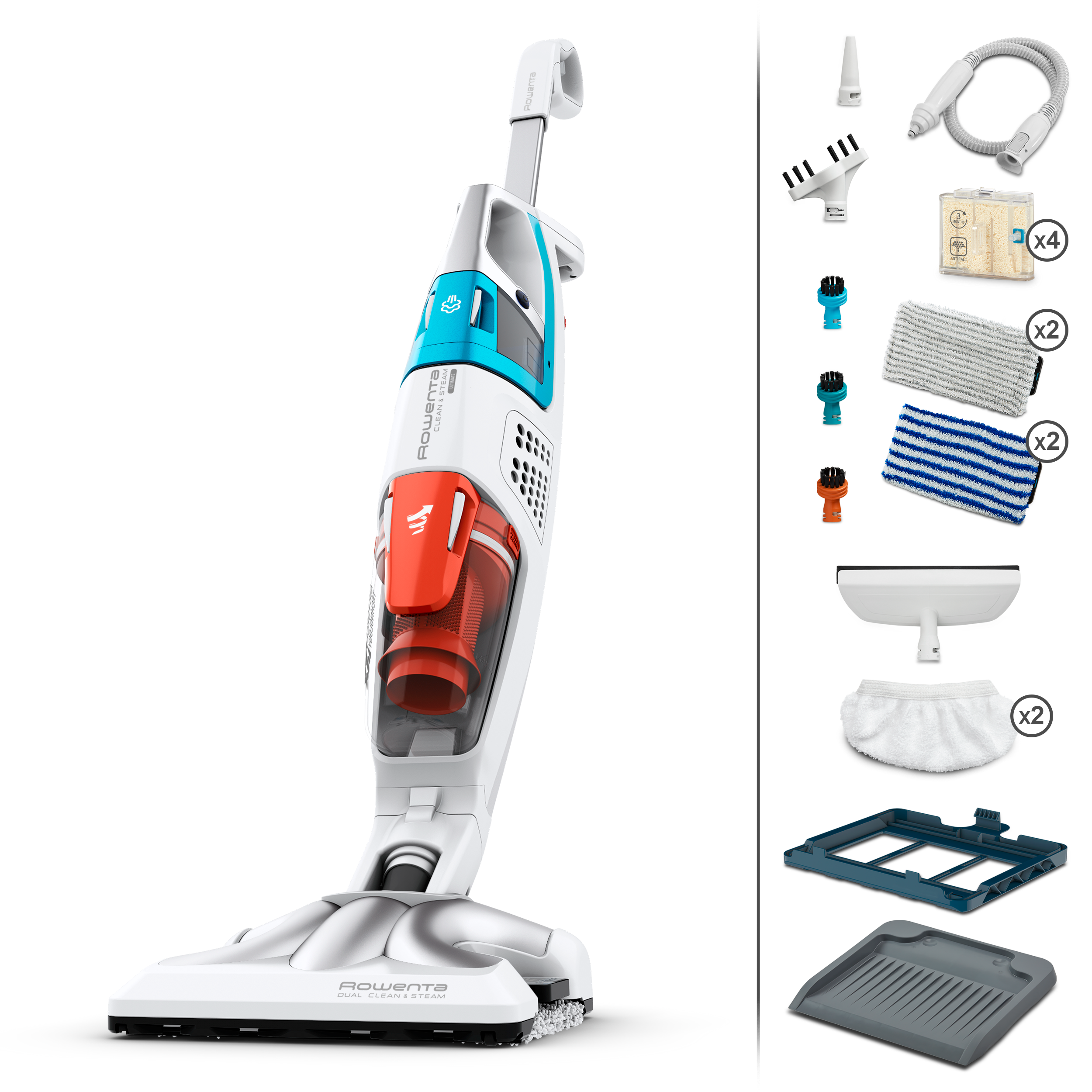 Clean & Steam Multi, Nettoyeur Vapeur, 2-en-1, Tous Types de Sols, Polyvalent