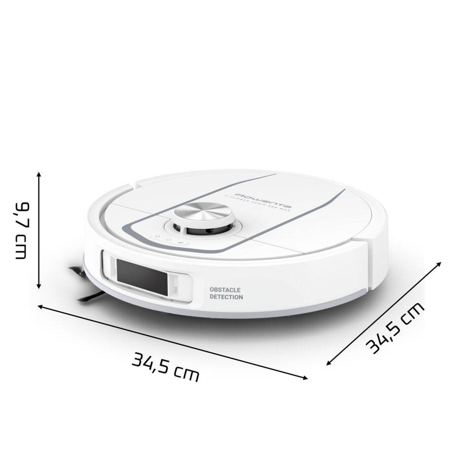 X-Plorer Serie 580 Max, Robot aspirateur laveur, Auto-nettoyage, 10 000 PA, Détection laser à 360°