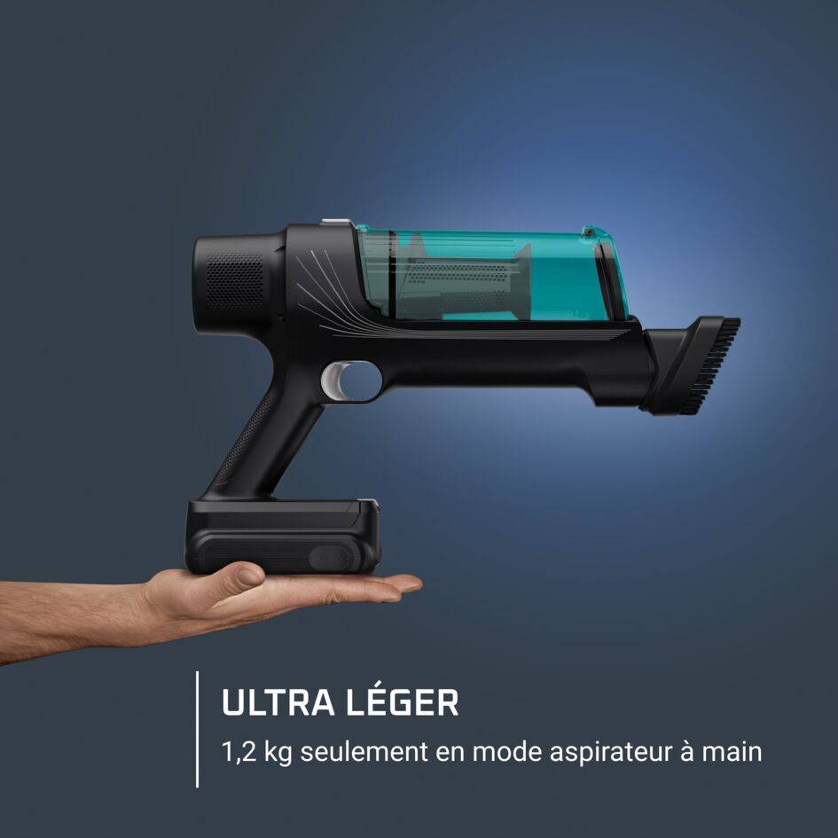 X-Pert Flex 7.60, Aspirateur balai sans fil, 140 watts, Jusqu'à 45 min, Allergie