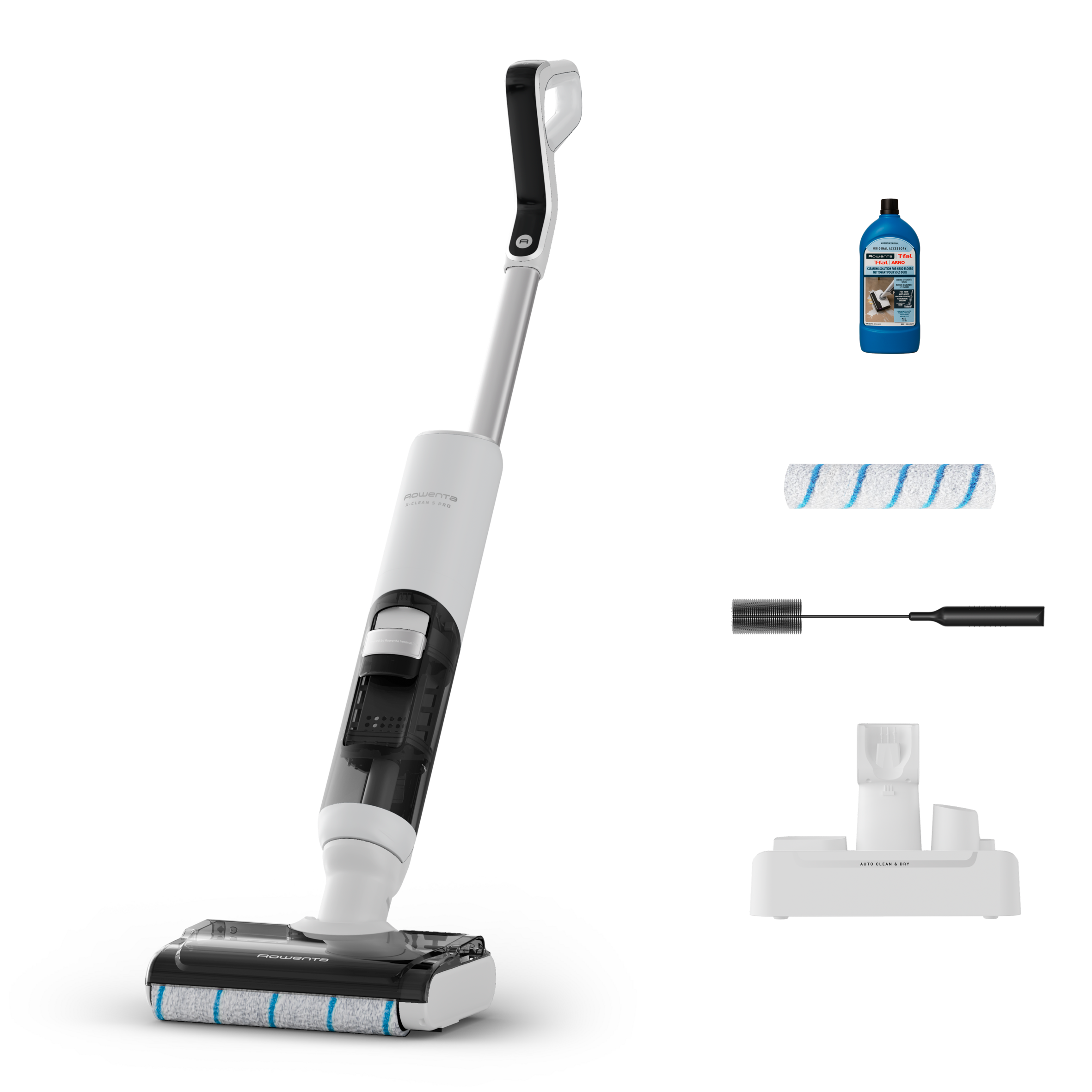 X-Clean 5 Pro, Aspirateur laveur sans fil, Longue autonomie, Nettoyage et séchage automatique