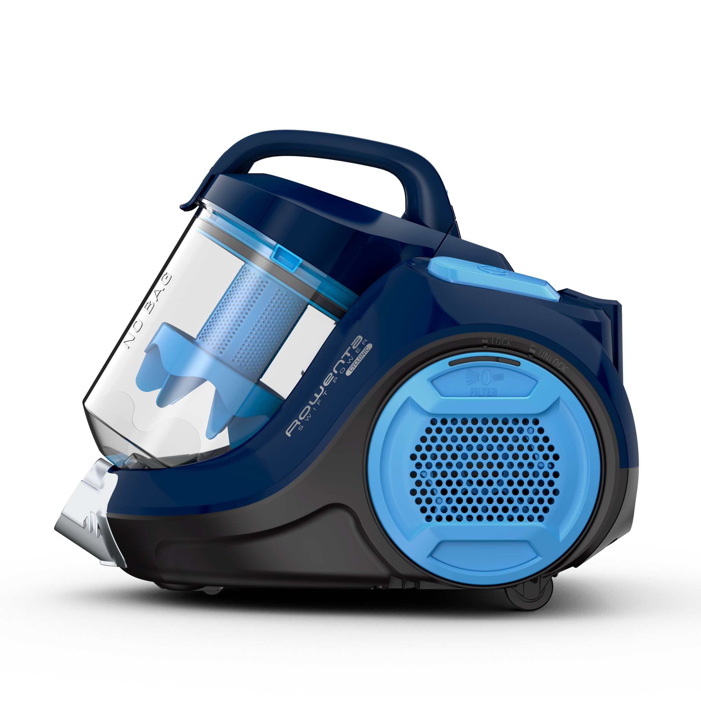 Swift Power Cyclonic Aspirateur sans sac, 900W, compact, haute filtration