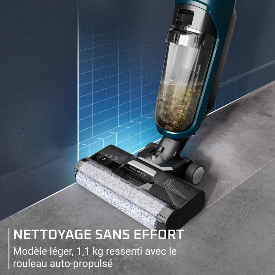 X-Clean&nbsp;2, Aspirateur laveur sans fil, Nettoyage 2-en-1