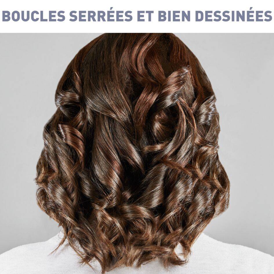 Fer à boucler, Boucleur, 16 mm Boucles Serrées, Revêtement Céramique, Calor